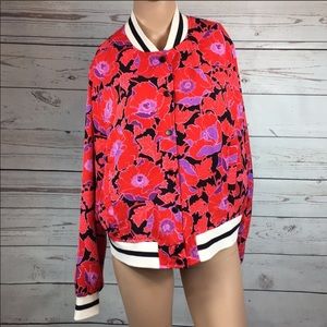Who What Wear Floral Bomber